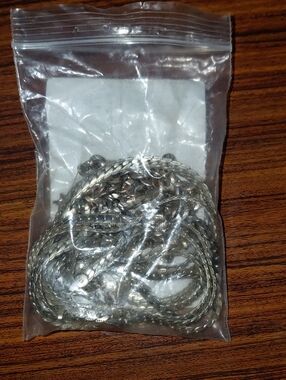 Sterling-Tone Silver Chain Necklace Lot